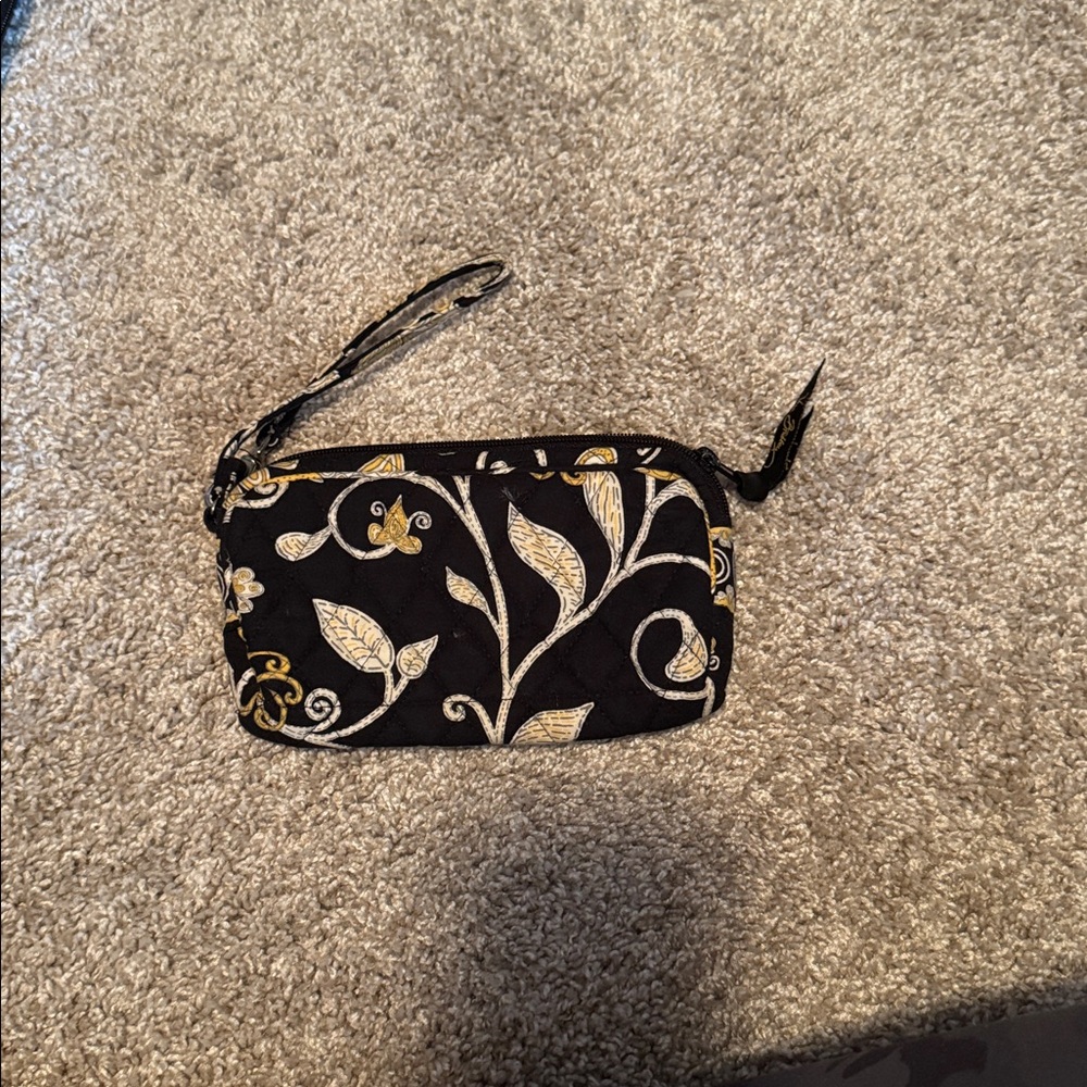 Vera Bradley Yellow Bird Wristlet Wallet Retired